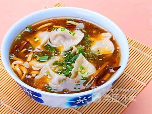 汤饺子图片