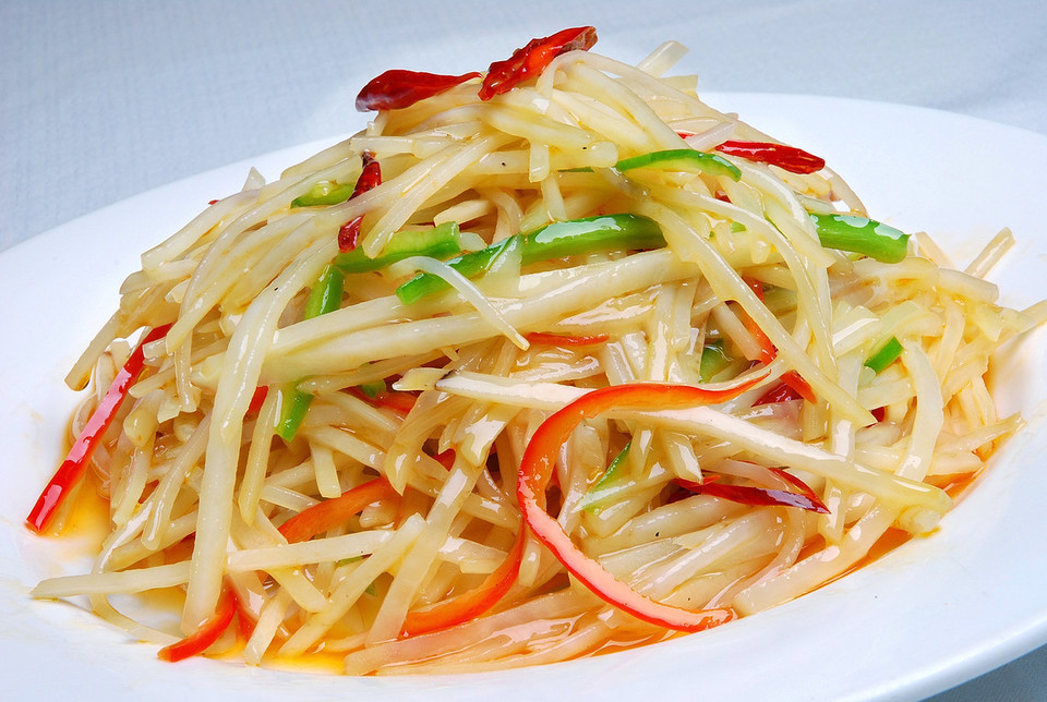酸辣土豆丝图片