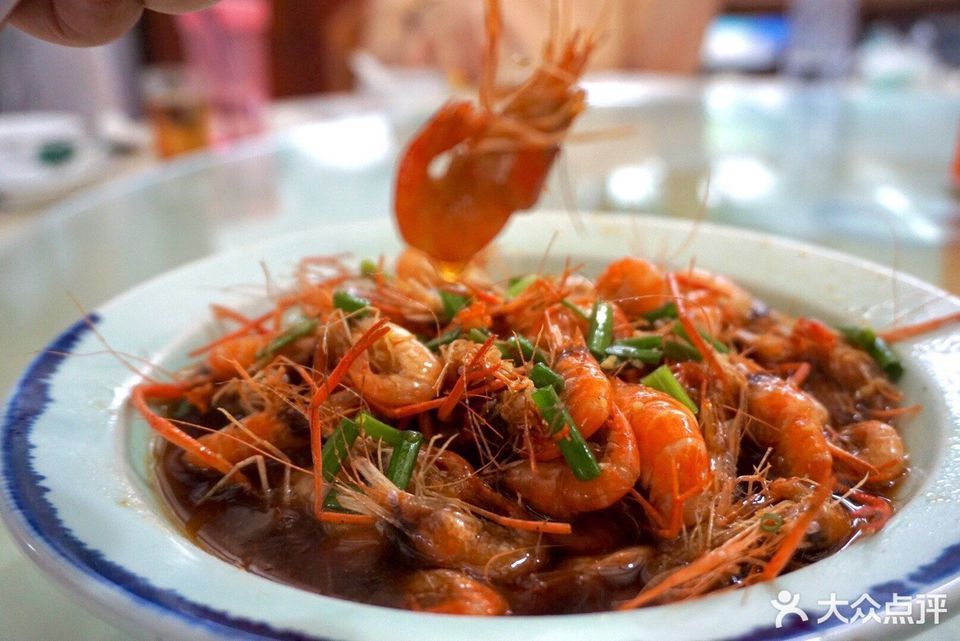 盐水淀山湖河虾图片