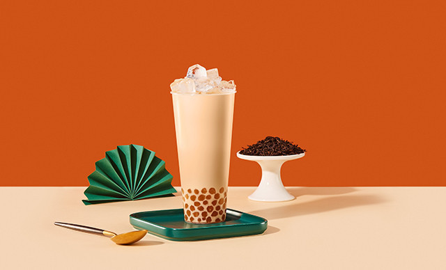 泷珠奶茶图片