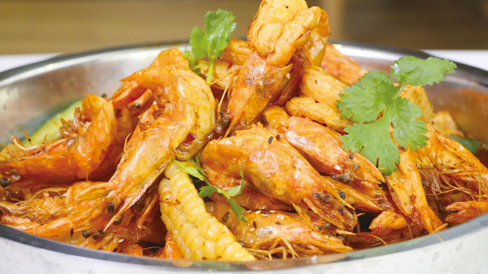 阿田大虾鲜虾火锅