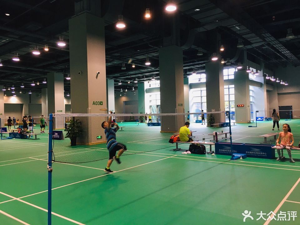 苏州奥体中心羽毛球图片