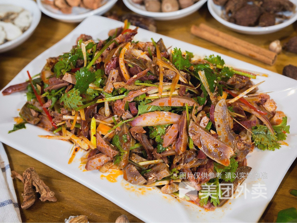 凉拌羊肉图片