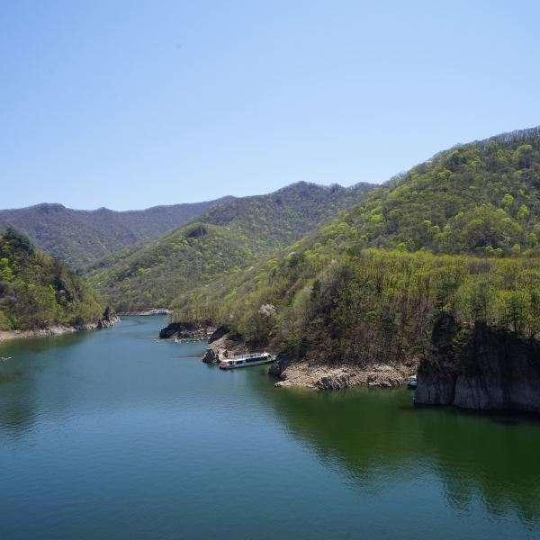 抚顺关山湖水库图片