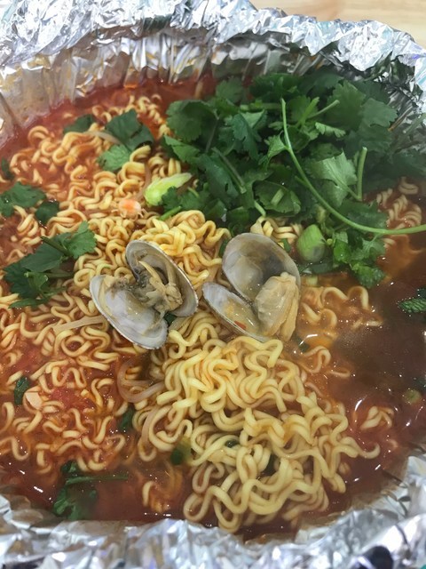 锡纸花甲劲面图片