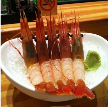 牡丹虾跟鳌虾图片