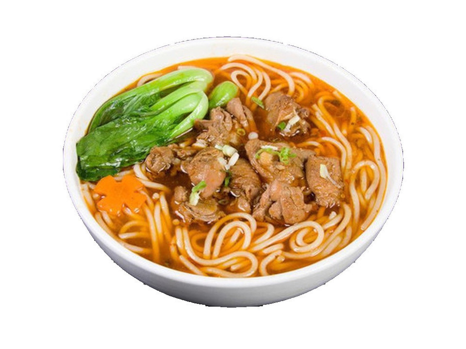 现煮鸡肉意面图片