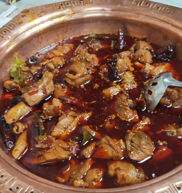 麻辣火锅鸡(三黄鸡)图片