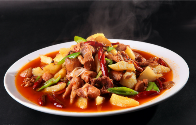 新疆大盘鸡图片