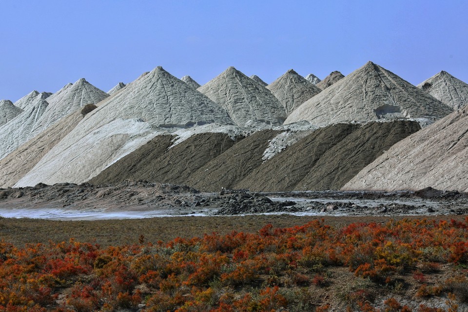 定边花马池盐湖
