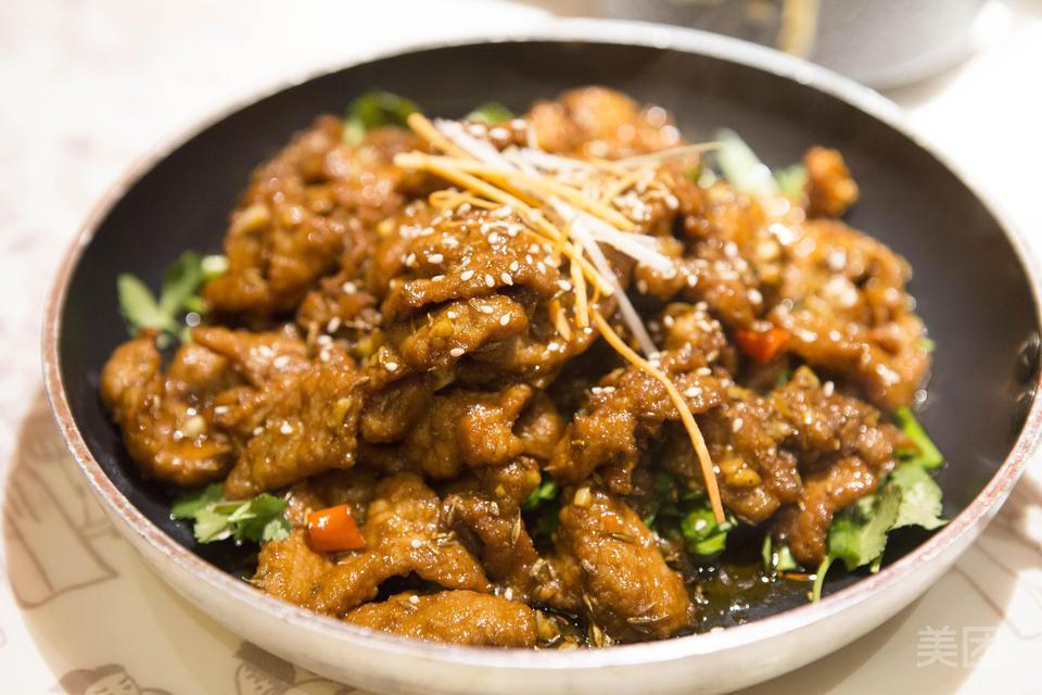 平锅孜然烤肉图片