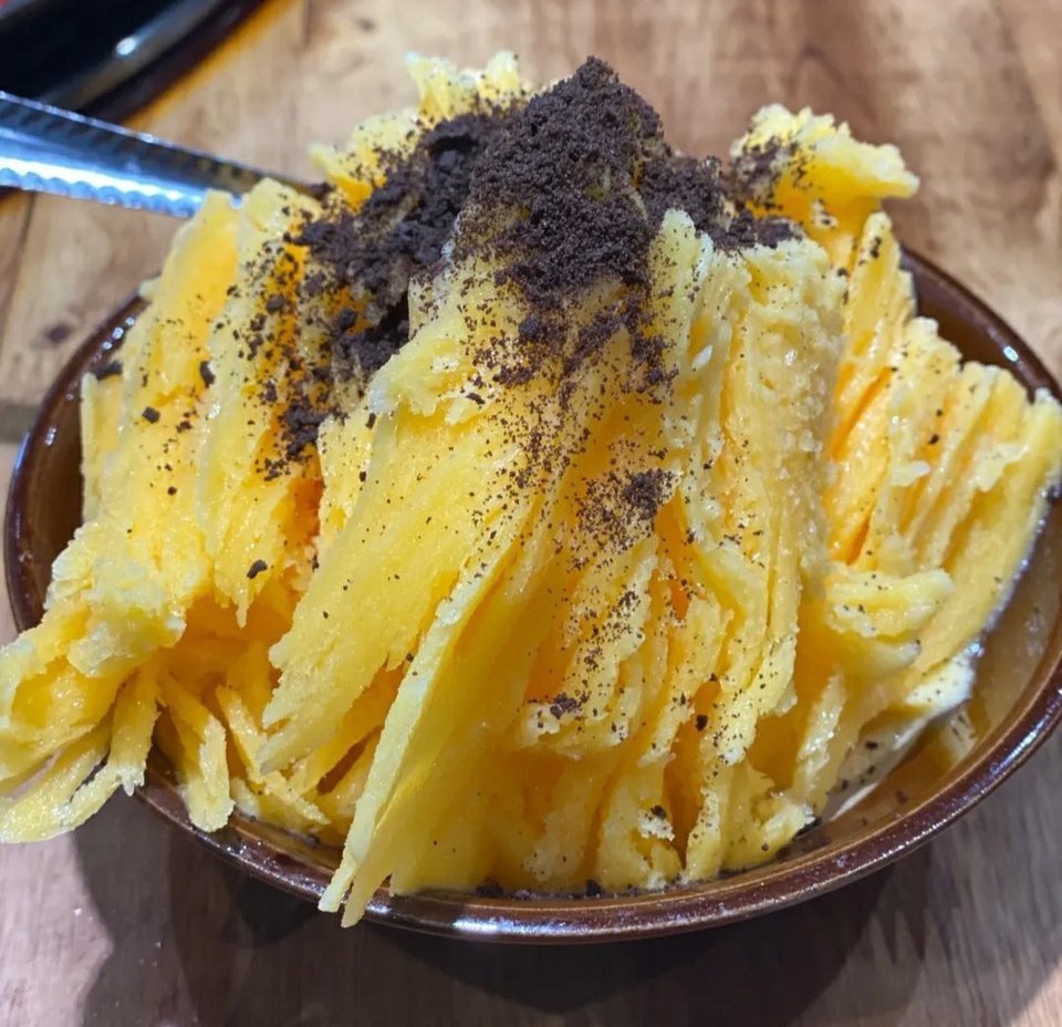 芒果绵绵冰图片