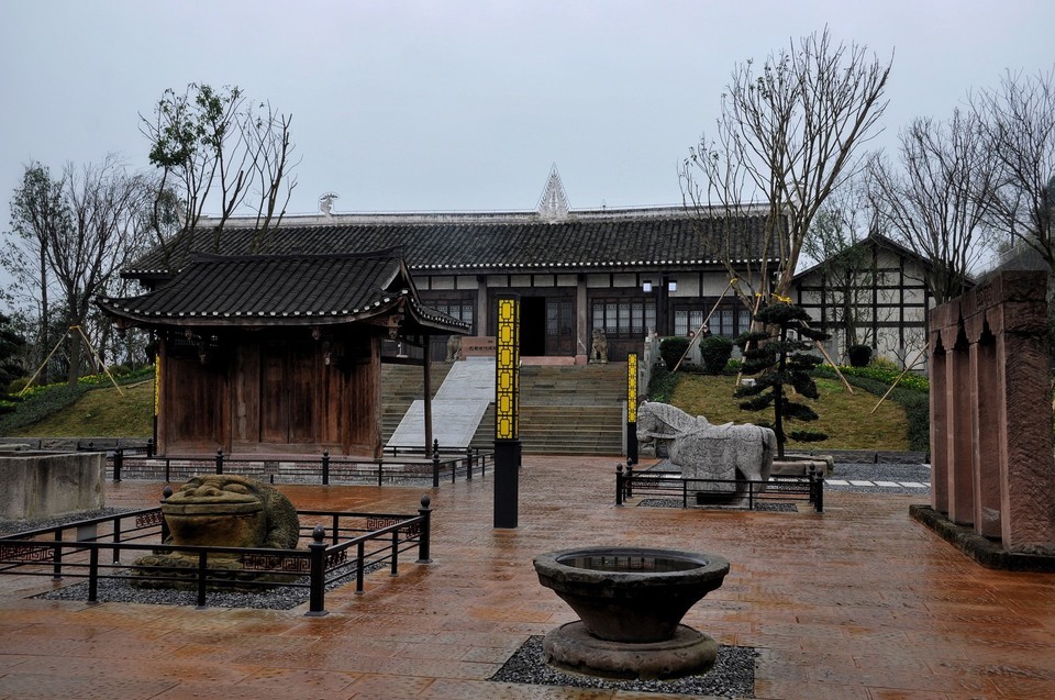 巴蜀古代建筑博物馆图片