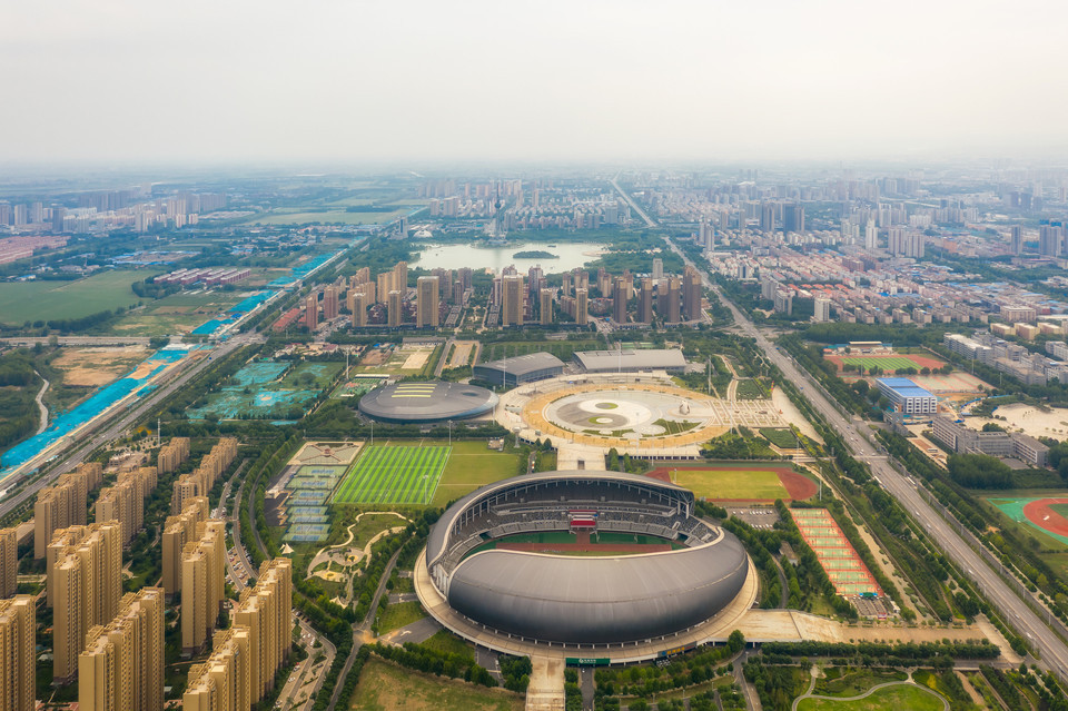 焦作市太极体育中心体育场图片