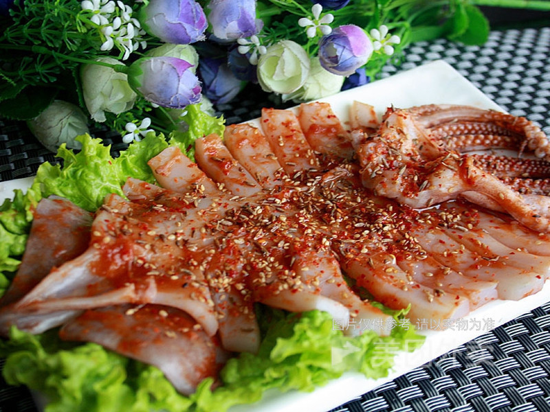 碳烤大鱿鱼图片