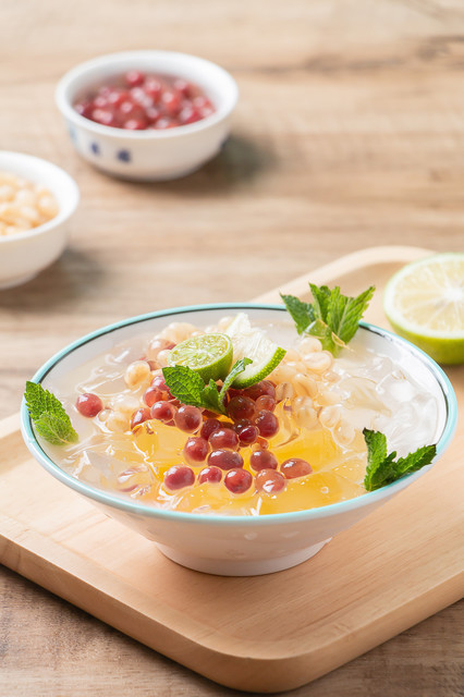 金桔薄荷冰粉图片