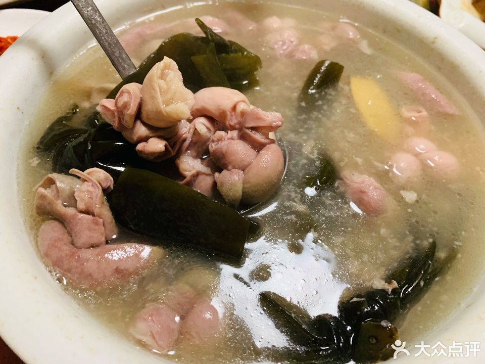 海带小肠汤图片