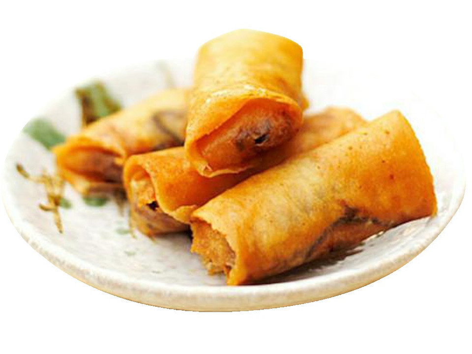 日式鲜虾春卷图片
