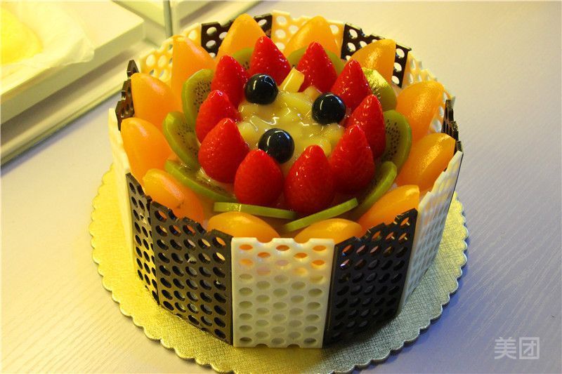 水果生日蛋糕小清新推荐菜:介绍:地址(在哪里):贝莉丝烘焙(葛店店)