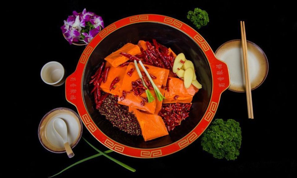 招牌全红油锅底图片