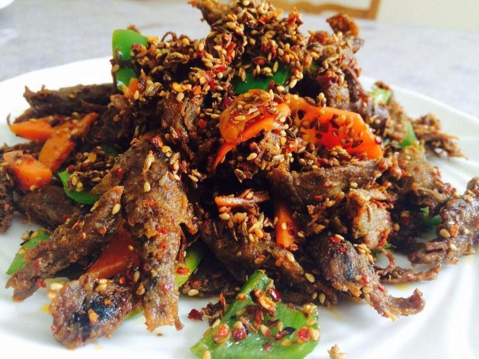 素孜然羊肉图片