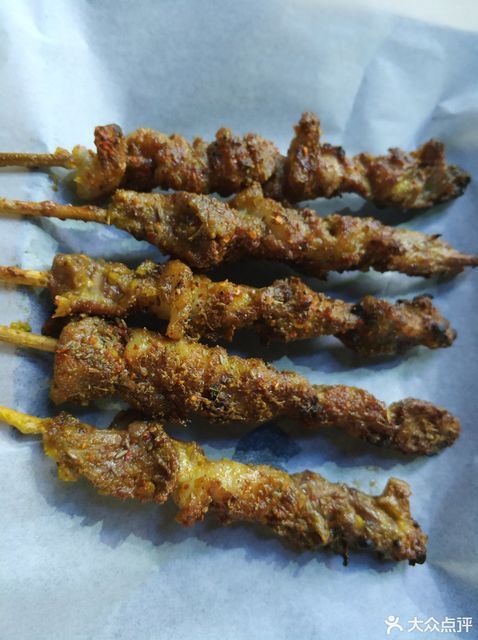 新疆阿里巴巴羊肉串图片