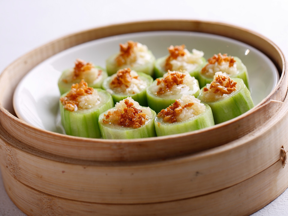 蒜蓉蒸丝瓜图片