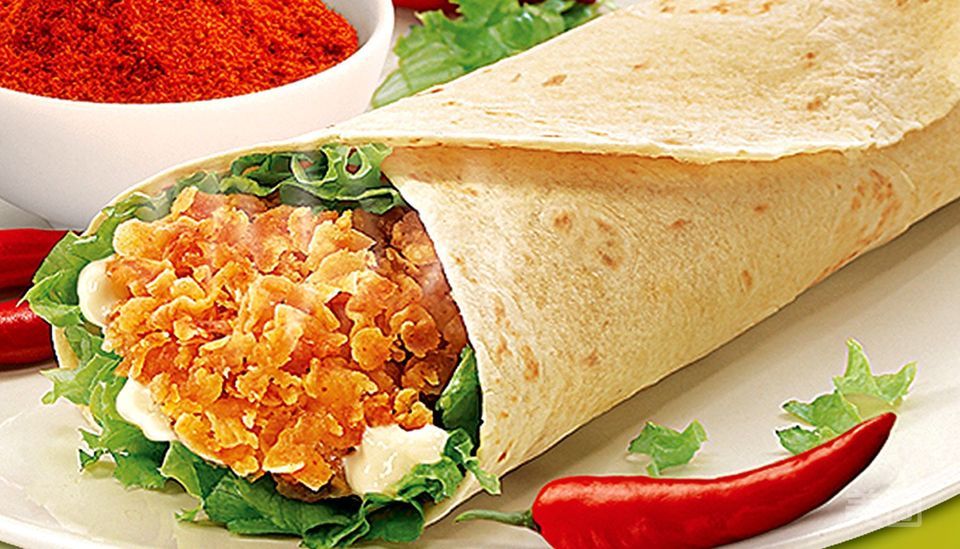 墨西哥鸡肉卷图片