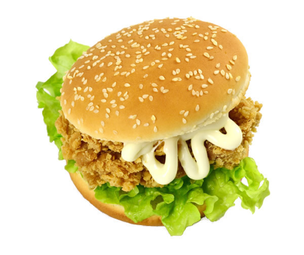 双层劲脆鸡腿堡图片