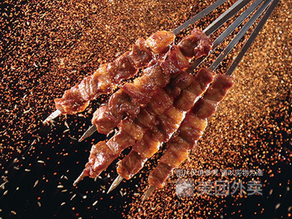 南城香电烤羊肉串图片