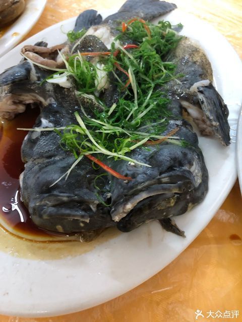 清蒸乌斑鱼图片