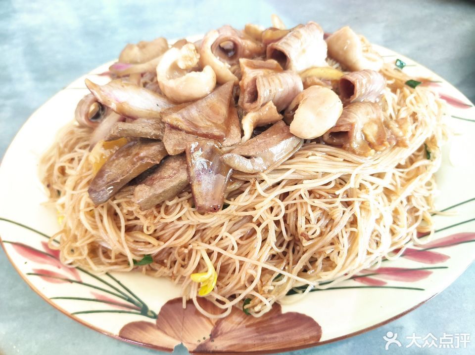 猪杂炒米粉图片