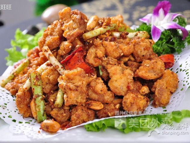 孜然鸡脆骨图片