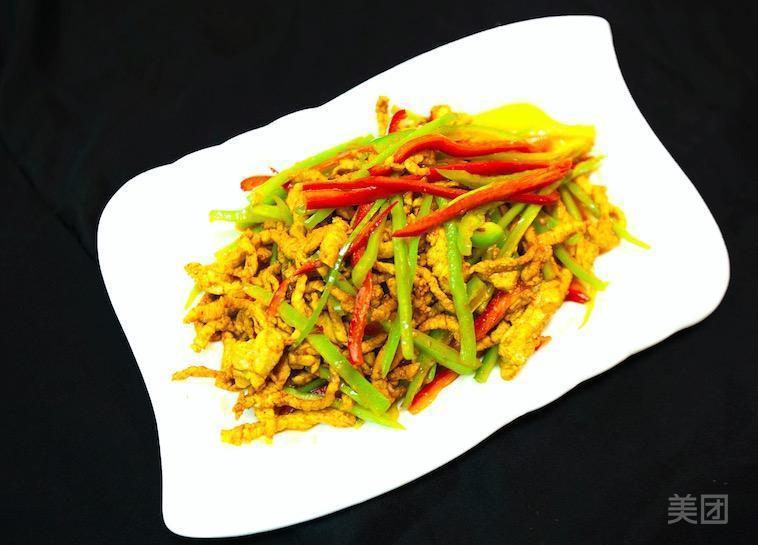 五彩里脊丝图片