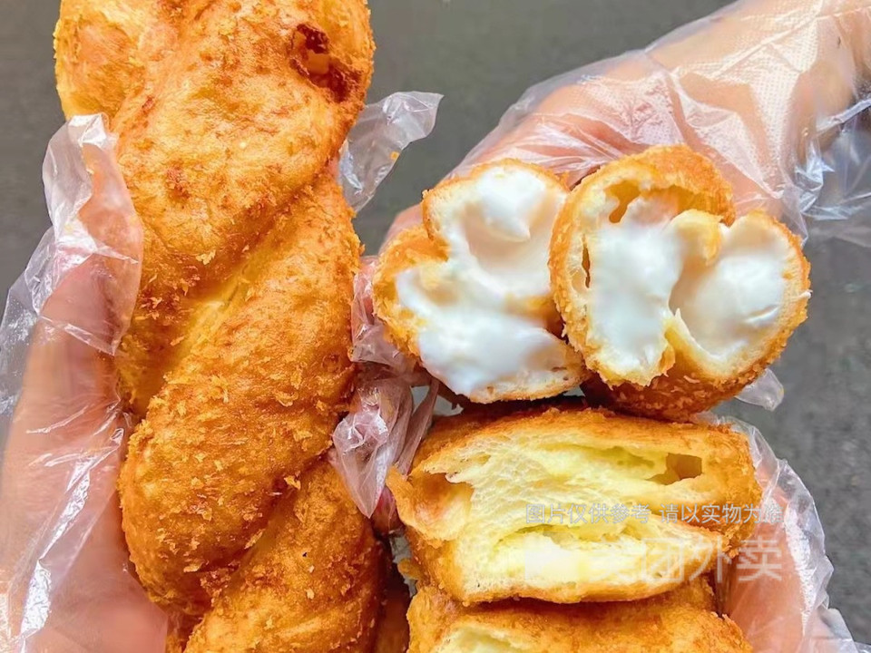 爆浆酸奶麻花图片