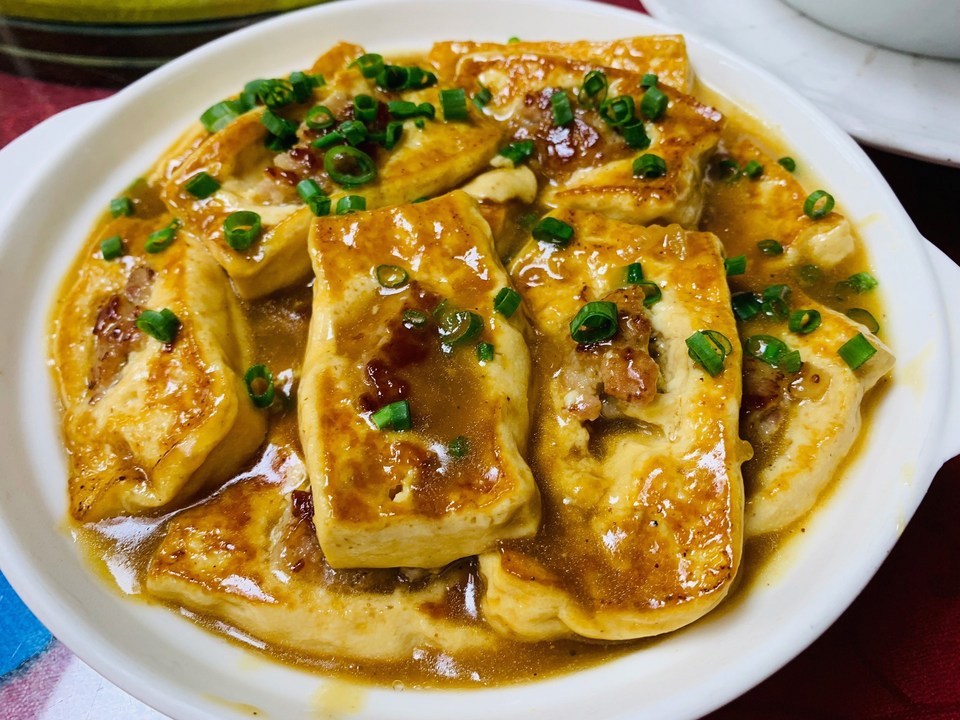 客家酿豆腐图片