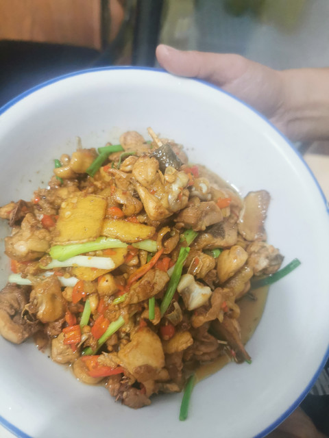 老姜炒鸡图片