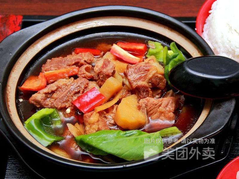 黄焖排骨饭图片