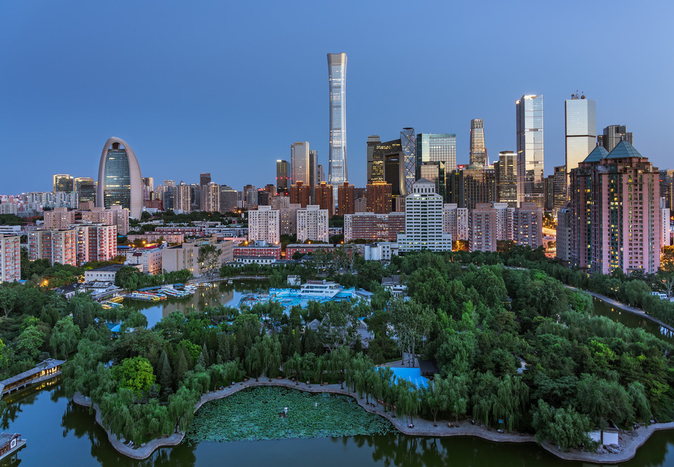 团结湖公园图片