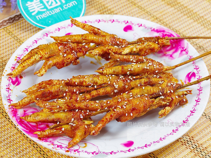 李红英麻辣卤鸡脚图片