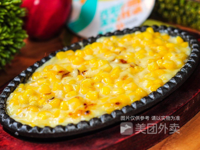 铁板芝士玉米图片