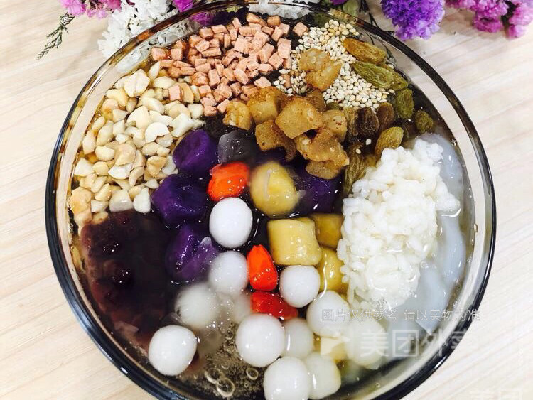 醪糟糍粑冰粉图片