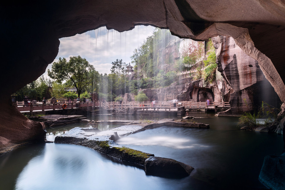 野人洞风景区图片
