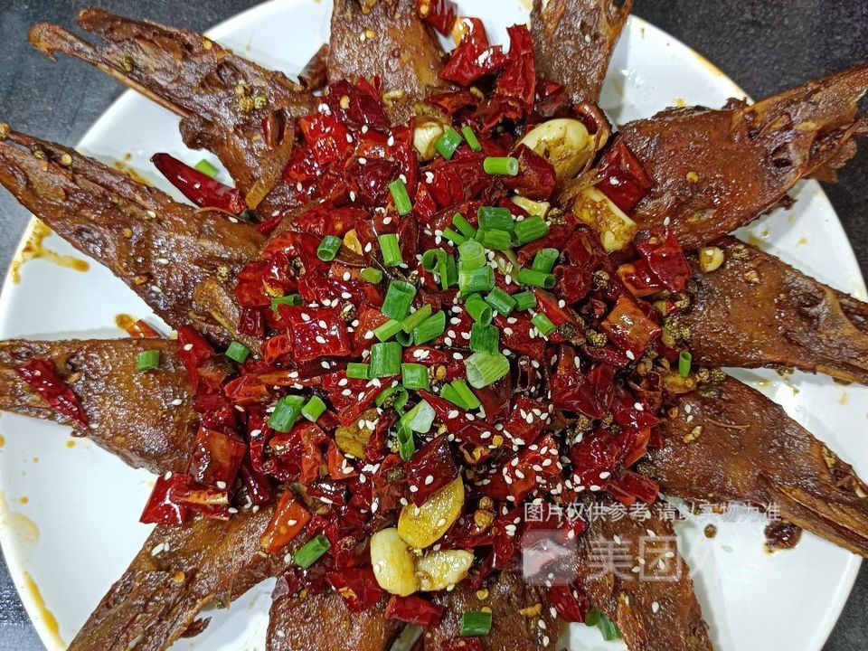 香辣鸭脑壳图片