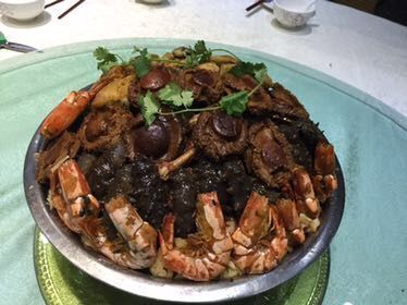 海鲜大盆菜包括:稳记海鲜酒楼(福田店)