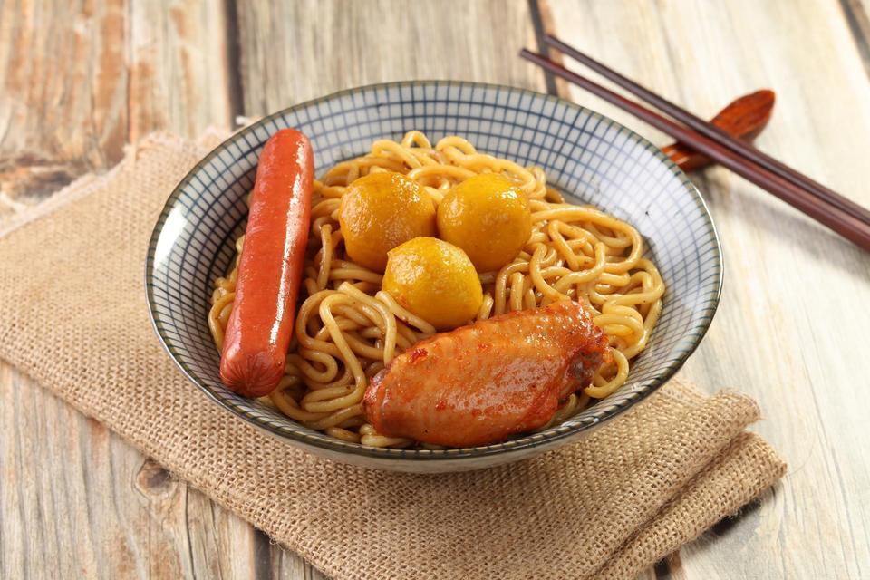 招牌车仔面图片