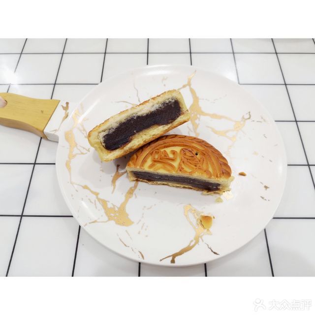 清真马兵月饼图片