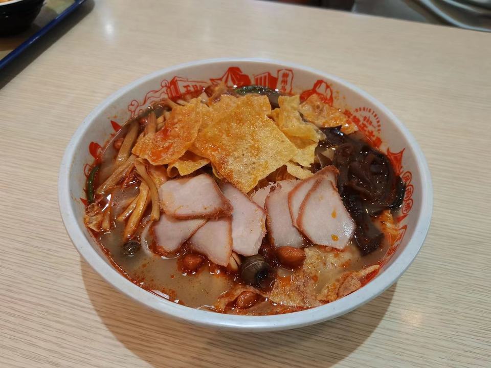 叉烧干捞螺蛳粉图片