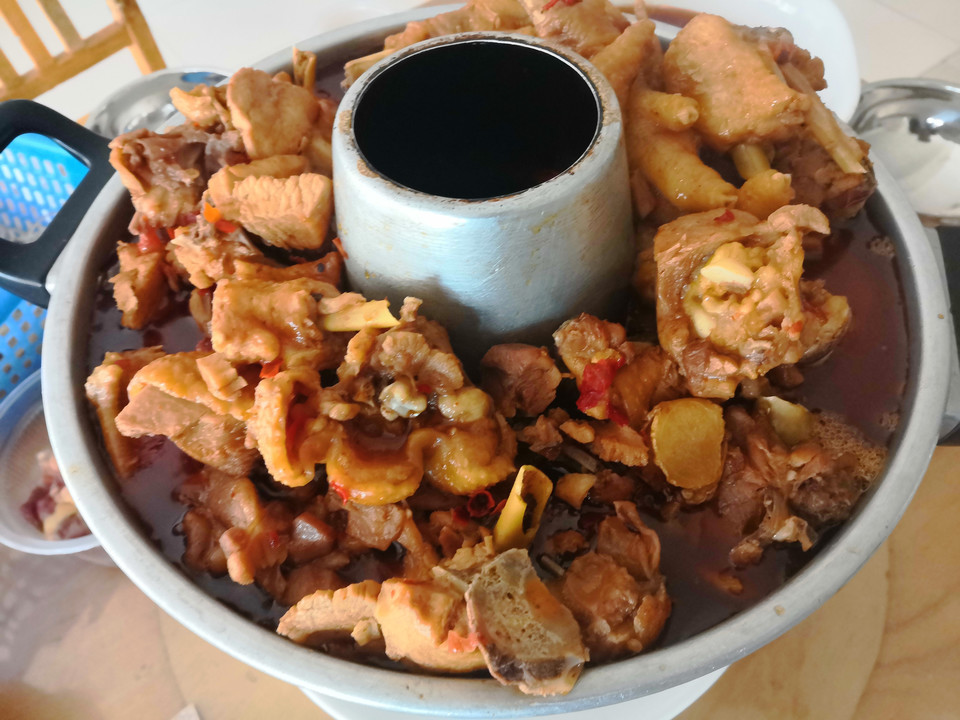 正宗当阳郭场火锅鸡图片