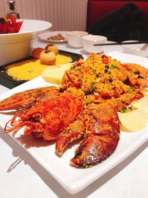 避风塘波士顿龙虾图片